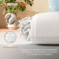 thumbnail image 3 of Set De 2 Almohada De Memory Foam Triturado Ultra Suave Cojin Ajustable con Funda Exterior Antibacterial Transpirable Almohada Comoda Confortable Suoper Comoda 45 X 64 cm KTHG193C6 (2), 3 of 7