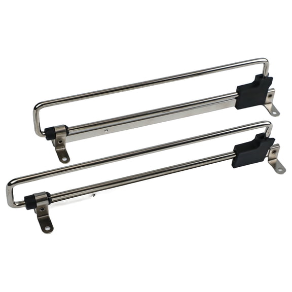 2Pcs Telescopic Clothes Rods Retractable Pull-Out Hanger for Closets Adjustable