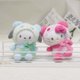 thumbnail image 4 of Sanrio 10cm Kuromi My Melody KT gato PC perro Hello Kitty llavero Anime figura de felpa colgante accesorios animales lindos Juguetes, 4 of 4
