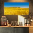 thumbnail image 1 of Tuscany Whet Field on Sunny Day - Landscape Artwork Canvas, 1 of 3