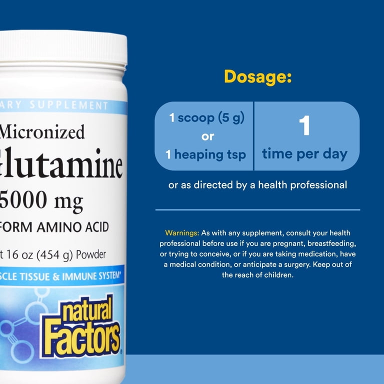 can i mix l glutamine with l carnitine Natural Factors Micronized L-Glutamine Drink 5000 mg, Supports Muscles and Immune Function, 16 Oz Apremilast-induced increases in acute test2 Amount:30 wafers x 1 pack