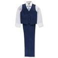 thumbnail image 2 of Kids World Little Boys' "Brady" 5-Piece Suit (Sizes 4 - 7) - medium blue, 5 (Little Boys), 2 of 2