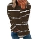 thumbnail image 2 of ICHUANYI Liquidación Mujeres Manga Larga Camisas Casuales Impresión Cuello Redondo Sudadera Jersey Suelto Túnica Tops ICHUANYI WER202308251651, 2 of 6