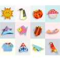 thumbnail image 5 of Tholdsy Libro de Origami para niños, 108 hojas de papel de Origami, papel de Origami colorido para manualidades, juego de Origami, papel para Juguetes Tholdsy FN005900-00, 5 of 5