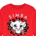thumbnail image 3 of The Lion King - Cheetah Print - Simba - Toddler & Youth Long Sleeve Graphic T-Shirt, 3 of 5
