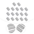 thumbnail image 2 of OUNONA Aluminum Crimping Loop Sleeve 100pcs, 1/8 Barrel Ferrule For Wire Rope And Cable Line End, 2 of 4