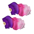thumbnail image 3 of Handmade Silk Belly Dance Fan Dancing Long Hand Rosy+White Pink, 3 of 8