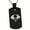 Black, variant on Stainless Steel Satake Samurai Crest Engraved Dog Tag Pendant Necklace