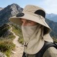 thumbnail image 1 of YiJuHui Solar Powered Fan Hat for Men, Rechargeable 360° Cooling Hat with USB Type-C, Wide Brim Sun Hat for Outdoor Fishing Hiking Camping Beach Gardening, 1 of 6