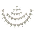 thumbnail image 3 of Silver Lotus Shape 108 Flowers for laxmi Pooja, 3 of 5