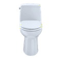 thumbnail image 2 of TOTO® Eco UltraMax® One-Piece Elongated 1.28 GPF Toilet, Cotton White - MS854114E#01, 2 of 5