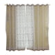 thumbnail image 1 of Cortina,39 * 98 pulgadas de poliéster Semi-Blackout Ojal superior ventana cortina Panel Living Room Tomshoo El 100 * 250cm, 1 of 7