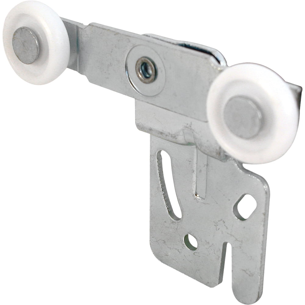 Slide-Co 16218-F 7/8 in. Tandem Wardrobe Door Roller Assembly, Front (Pack of 2)