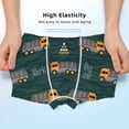 thumbnail image 3 of Yiaed Big Machine Print Boys' Boxer Briefs Cotton Casual Stretch Comfort Boys Boxers - Kids Boxer Briefs Underwear for Boys (6-18)-X-Small, 3 of 5