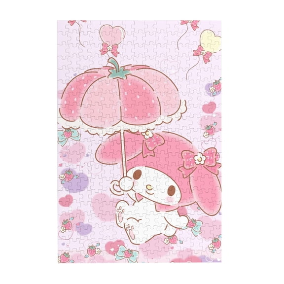 My Melody 300 Piece Puzzles,Wooden Jigsaw Puzzle,Home Decor Birthday Party Gift,Fun And Challenging Family Games