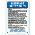 thumbnail image 1 of Gun Range Safety Rules Sign,, 1 of 1