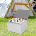 thumbnail image 5 of Drop-in Ice Chest 20''Lx16''Wx13''H BBQ Island Drop in Ice Chest/Cooler W/ Cover Stainless Steel, 5 of 11