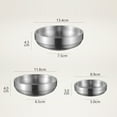 thumbnail image 6 of Reheyre Stainless Steel Seasoning Dish Plate - Sauce Ketchup Rice Container Kitchen Utensils, 6 of 8