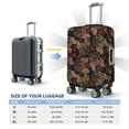 thumbnail image 6 of Xecao Hearts and French Bulldog print Elastic Luggage Cover, with double-sided print , is perfect for travel, business, and daily use, 6 of 9
