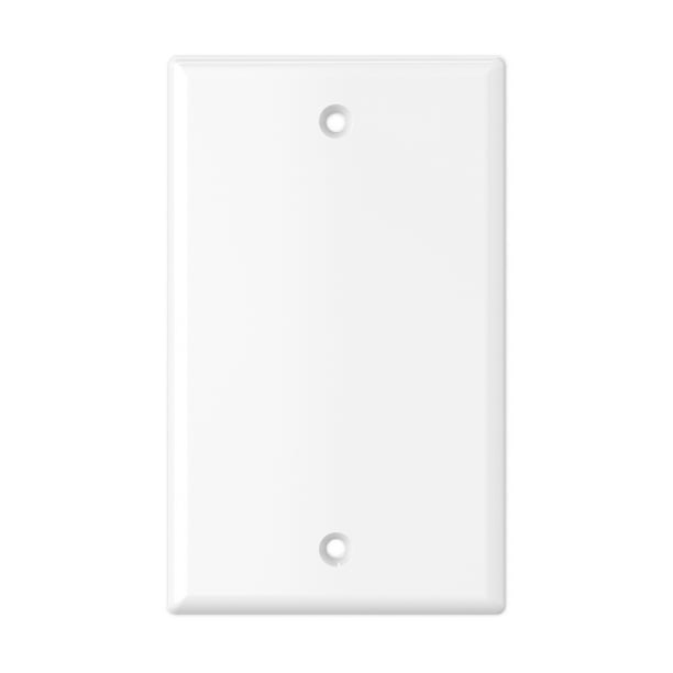 TaniaWiring Blank Wall Plate, 1Gang Standard Size Electrical Outlet