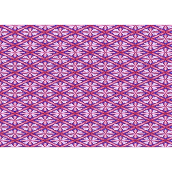 Ahgly Company Machine Washable Indoor Rectangle Transitional Violet Purple Area Rugs, 5' x 7'
