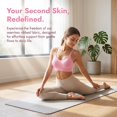 thumbnail image 5 of ZQUUVOU Women's Sports Bra Low Impact Thin Straps Yoga Workout Bras Full Coverage Supportive Seamless Wireless Bras Pink, 5 of 5