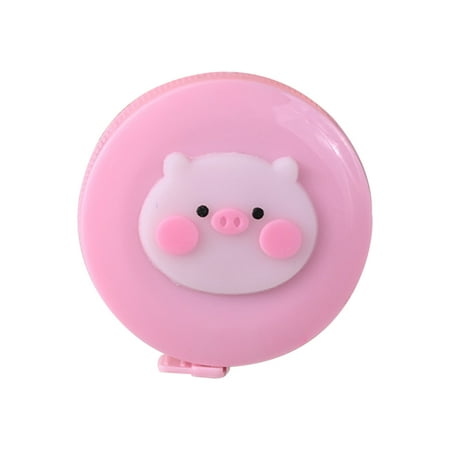

1.5M Tape Measure Inch Cm Round Tape Automatic Retractable Soft Colorful Ruler Cartoon Plant Automatic Telescopic Measuring Tape Measuring Body Circumference
