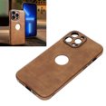 thumbnail image 4 of Étui en Cuir pour Téléphone Professionnel pour 13 Pro Design Unique Étui en Cuir de Luxe pour Téléphone Professionnel Antidérapant Anti-Rayures Résistant aux Chutes Étui de Protection Ultra Mince Brun pour 13 Pro, 4 of 8