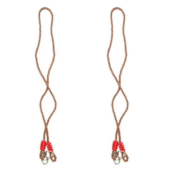 2-Pack Heavy Duty Tree Swing Hanging Straps Kit with Adjustable and Outdoor Rope Hangers for Secure Swing Setup