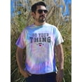 thumbnail image 2 of Do Your Thing 1998 Banner Tie Dye Spiral Men -Image by Shutterstock, Male Medium, 2 of 4