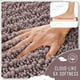 thumbnail image 3 of Alfombra de baño Yimobra, antideslizante, lavable, 80 x 50 cm, felpilla, color malva, 3 of 7