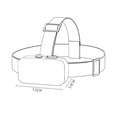 thumbnail image 4 of Lámpara De Cabeza Linterna frontal Linterna recargable USB para exteriores para acampar Senderismo Aventura Ehuebsd Para Estrenar, 4 of 9
