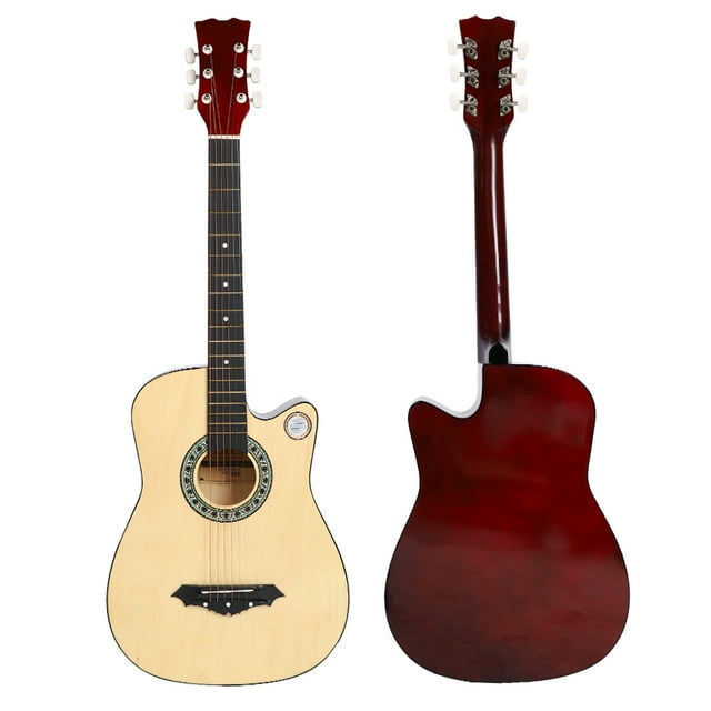 Dreadnought Cutaway, guitarra eléctrica acústica folk de madera de alta calidad Guitarra eléctrica Resultados impresionantes
