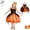 Orange, variant on Girl Witch Outfits Tulle Dress Girl Witch Cosplay Outfits Halloween Outfits for Kids Girls 3-4 Years Halloween Outfits Dress Up