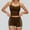 Brown Set 1, variant on Yoga Set 2 Pieces Women Tracksuit Workout Outfits Fitness Sportswear Gym Clothes High Waist Leggings Sports Bra Athletic Wear