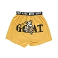 thumbnail image 3 of LazyOne Funny Animal Boxers, Novelty Boxer Shorts, Humorous Underwear, Gag Gifts for Men (The G.O.A.T., Large), 3 of 6