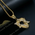 thumbnail image 4 of NEGS 18K Gold Plated Six-pointed Star Magen David Jewish Isael Snake Pendant 24'' Chain Stainless Steel Necklace for Men Women, 4 of 7