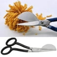 thumbnail image 4 of kurtrusly 7" Duckbill Applique Scissors for Thread Tufted Carpet Handles Applique Duckbill Fabric Shears Silver, 4 of 8
