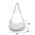 thumbnail image 2 of Bolsa Moda mujer invierno felpa Color puro acrílico cadena pequeña axila de hombro JShteea  Para Estrenar, 2 of 9