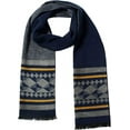 thumbnail image 2 of SSLR Mens Winter Warm Scarf Plaid Tassel Scarf Soft Long Scarves, 2 of 6
