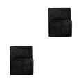 thumbnail image 3 of Toystoory Organizador de mesita de noche de fieltro, porta revistas, bolsillos, bolsa colgante de apertura grande, bolsa lateral de sofá de Negro 2Conjunto, 3 of 6