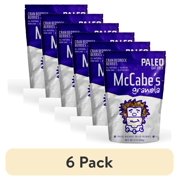 (6 pack) McCabe's Granola Cran Bedrock Berries, Grain Free, Gluten Free, Cranberry, 8 oz