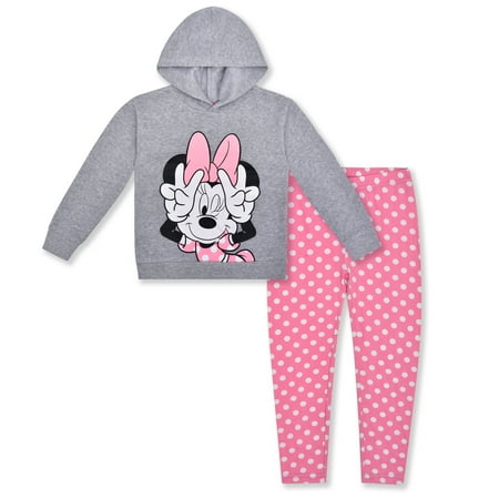 

Disney Toddler Girl 2 Piece Minnie Hoodie Legging Set Size 2T-4T