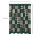 thumbnail image 3 of VHC Brands, Pine Grove Plaid Patchwork Shower Curtain, Green, 72x72, 3 of 7