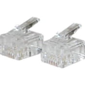 C2G Modular Plug - network connector - clear