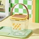thumbnail image 1 of Keep Your Space Tidy And Fashionable With Our Modern Transparent Desktop Storage Can - Featuring Convenient Push-to-Open Lid And Ample Capacity, 1 of 7