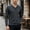 Dark Gray, variant on HOOMEUMY Men's Casual Long Sleeve Shirt for Every Event with Solid Color Options and Comfortable Fitted