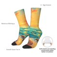 thumbnail image 2 of Yiaed Island Beach Guinea Pig Print Great elasticity Crew Socks Sports socks for Men and Women, 2 of 5