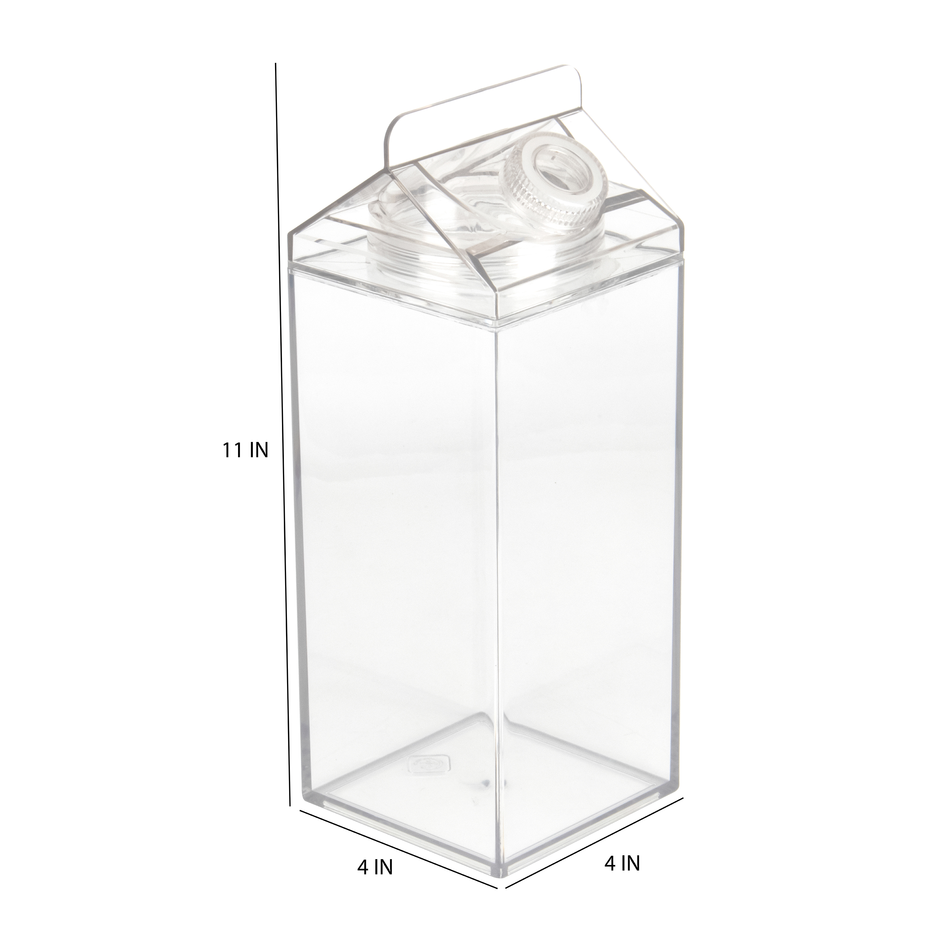Kitchen Details 64 Ounce Beverage Carton in Clear