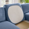thumbnail image 3 of SureFit Cedar Stretch Textured Sectional Slipcover, Extra Long Couch Cushion, Single 80" x 48", Indigo, 3 of 6